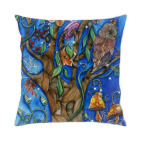 Сова в волшебном лесу