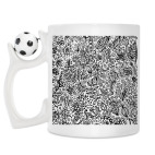 Кружка с футбольным мячиком
