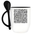 Кружка с ложкой