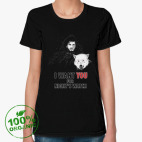 Женская футболка органик