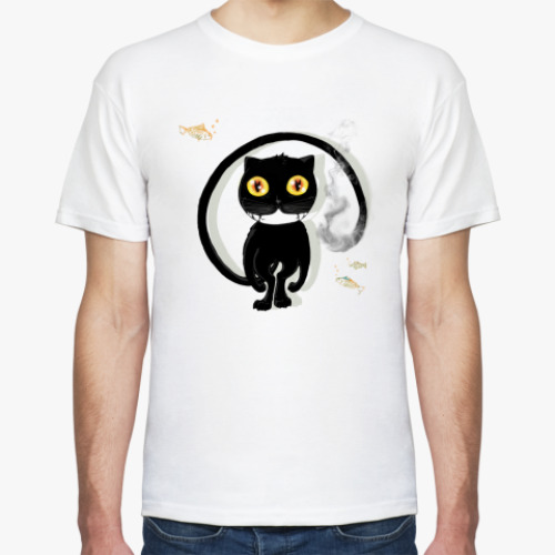 Футболка с принтом Дымохвост