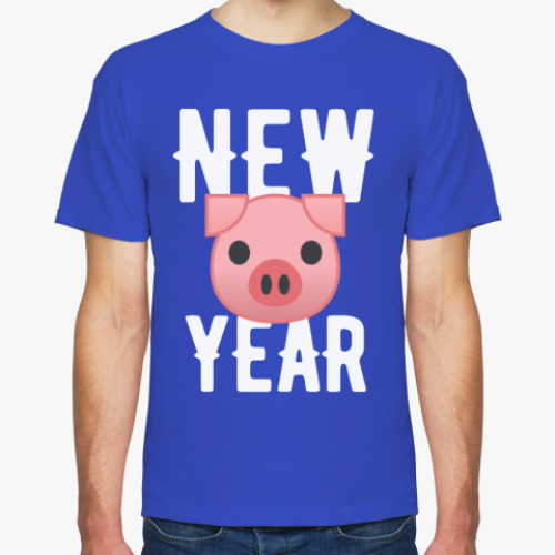 Футболка с принтом NEW YEAR