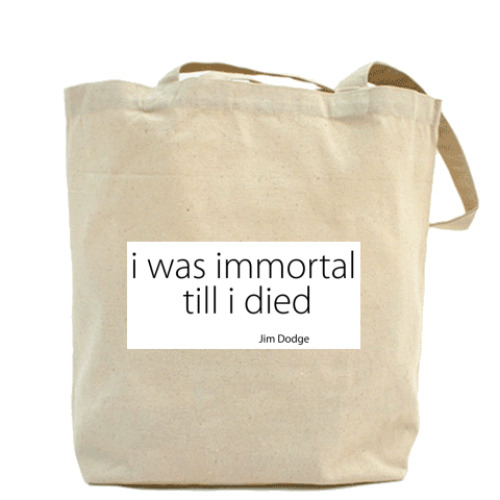 Сумка шоппер с принтом  Какша