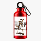 Металлическая бутылка 400 мл UV-DTF