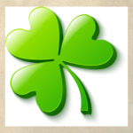 Зеленый объемный клевер