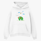 Толстовка худи оверсайз