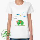 Женская футболка органик