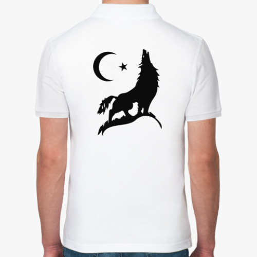 Рубашка поло с принтом Кавказ