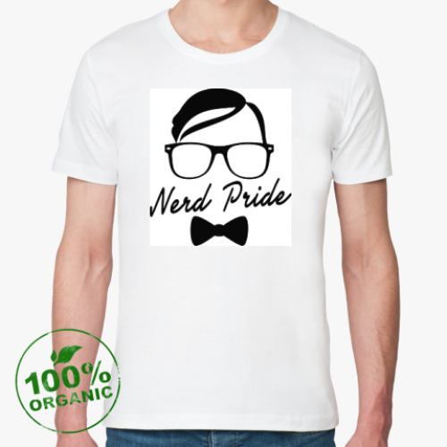 Футболка из органик-хлопка с принтом Nerd Pride
