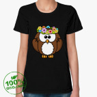 Женская футболка органик