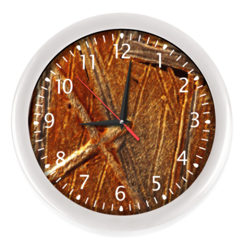 Настенные часы с принтом Текстура