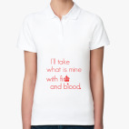 Женская рубашка поло