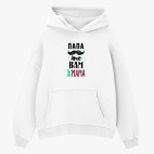 Толстовка худи оверсайз