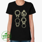 Женская футболка органик