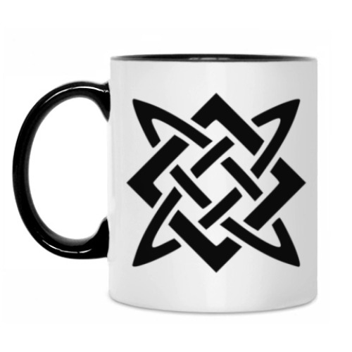 Кружка с принтом Звезда Руси (Сварогов Квадрат)