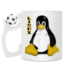 Кружка с футбольным мячиком