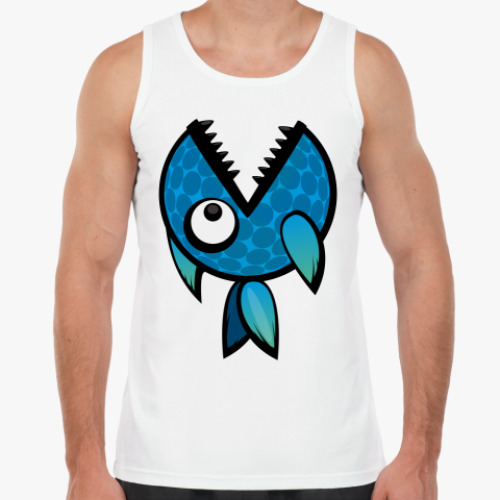 Майка с принтом Fishez