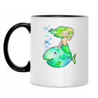 Кружка двухцветная