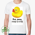 Мужская футболка органик