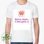 Мужская футболка органик