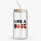 Банка с бамбуковой крышкой