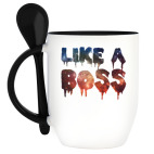 Кружка с ложкой