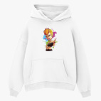 Толстовка худи оверсайз