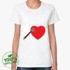 Женская футболка органик