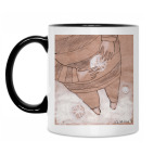 Кружка двухцветная