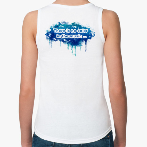 Женская майка с принтом  Уитни Хьюстон