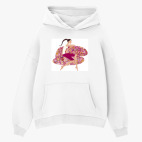 Толстовка худи оверсайз