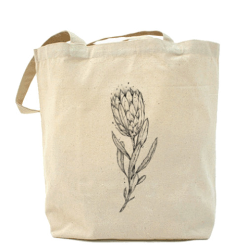 Сумка шоппер с принтом Protea