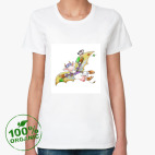 Женская футболка органик