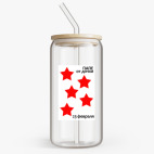 Банка с бамбуковой крышкой