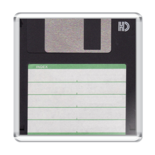 Магнит с принтом Дискета