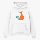 Толстовка худи оверсайз