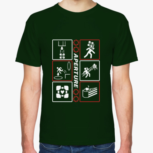 Футболка с принтом  'Aperture'