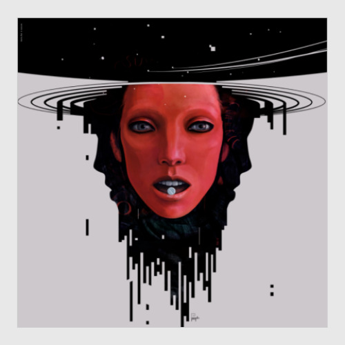 Постер с принтом Atomic Red