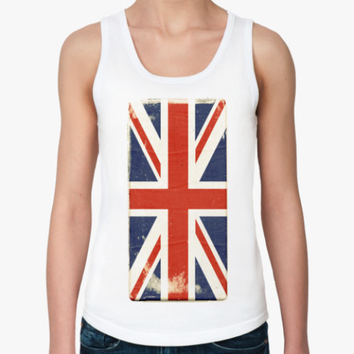 Женская майка с принтом British flag