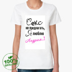 Женская футболка органик