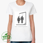 Женская футболка органик