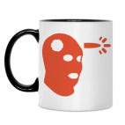 Кружка двухцветная