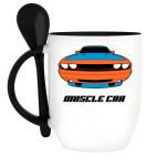 Кружка с ложкой