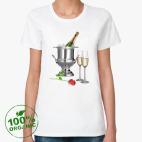 Женская футболка органик