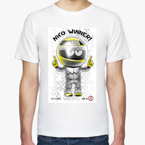 Футболка с принтом NICO WINNER