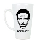 Кружка латте (510 мл) Хаус Все пьют