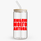 Банка с бамбуковой крышкой