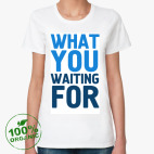 Женская футболка органик