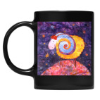 Кружка цветная UV-DTF