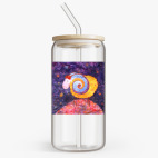 Банка с бамбуковой крышкой